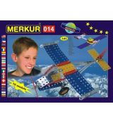 Stavebnice MERKUR 014 Letadlo 10 modelů 141ks v krabici 26x18x5cm