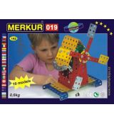 Stavebnice MERKUR 019 Mlýn 10 modelů 182ks v krabici 26x18x5cm