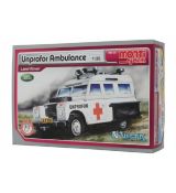 Stavebnice Monti System MS 35 Unprofor Ambulance Land Rover 1:35 v krabici 22x15x6cm