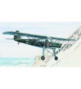Model Fieseler FI-156 Storch 13,8x19,6cm v krabici 25x14,5x4,5cm