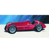 Model Alfa Romeo Alfetta 1950 17,2x6,5cm v krabici 25x14,5x4,5cm