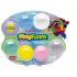 PlayFoam® Modelína/Plastelína kuličková s doplňky 7 barev na kartě 34x28x4cm