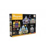Magnetická stavebnice domeček 75ks v krabici 25x18x4cm