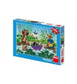 Puzzle Krtek Krtečkova plavba 47x33cm 100 dílků XL v krabici 27x19x4cm