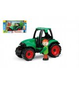 Auto Truckies traktor plast 17cm s figurkou v krabici 24m+