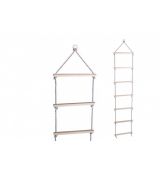 Provazový žebřík dřevěný 200cm 7 příček v krabici 21x48x11cm