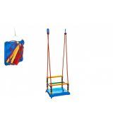 Houpačka plast 35x34cm modrá nosnost 40kg v síťce