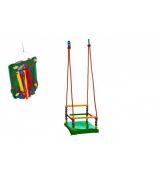 Houpačka plast 35x34cm zelená nosnost 40kg v síťce