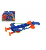 Kuše mini 24cm se šípy na přísavky 3ks plast 2 barvy v blistru 30x23x6cm