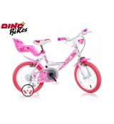 Dino Bikes Dětské kolo bílé 16" 2017