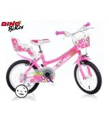 Dino Bikes Dětské kolo 14" růžové 2017