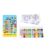 Barvy na sklo glitter 11+1 10ml